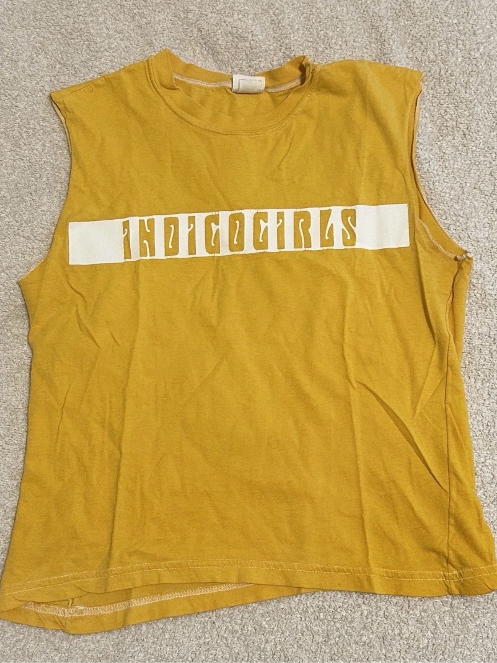 Original 2002 Indigo Girls Become You Cutoff Tank